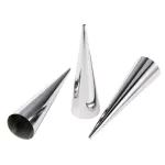 3pcs Stainless Steel Croissants Molds DIY Spiral Baked Tools for Home Bakers
