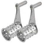 2-Pack Cheese Shredder Hand Crank Stainless Steel Kitchen Tool Easy to Disassemble for Home Food Preparation