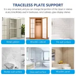 10Pcs Durable Plastic Shelf Brackets for Wardrobe and Cabinet Partition Support
