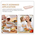 Multi-Function Golden Cutlery Storage Basket with Drainage for Kitchen Organization