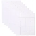100pcs Transparent Double-Sided Tape for Home Decoration, Strong Adhesive White Acrylic, Traceless and Easy to Use