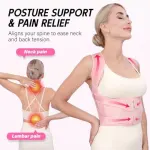 Posture Corrector Brace for Adults, Ideal for Daily Use to Improve Back Alignment – L