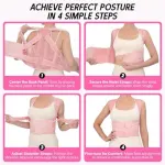 Posture Corrector Brace for Adults, Ideal for Daily Use to Improve Back Alignment – L