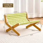 X-Shaped Cat Lounge Sofa with Candy Fabric