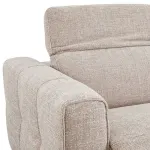 1 Seater Fabric Power Recliner with Power Headrest & Zero-Wall Design