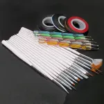 30Pcs Diy Nail Art Painting Drawing Design Brushes Dotting Pen Tool Pen Kit