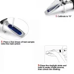 58-90% Honey Refractometer Calibration Refractometer Honey Moisture Meter Au