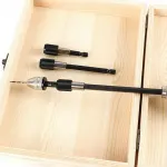 3PCS Screwdriver Bit Extension Set 1/4 Hex Shank Quick Release Drill Adapter Kit