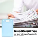 2pc 13-Pocket A4 File Storage Bag Large Capacity Document Organiser
