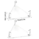 2PCS Ball Holder Organizer Storage Rack Acrylic for Basketball Soccer Volleyball