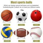 2PCS Ball Holder Organizer Storage Rack Acrylic for Basketball Soccer Volleyball