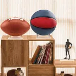 2PCS Ball Holder Organizer Storage Rack Acrylic for Basketball Soccer Volleyball
