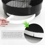 Round Bird Cage Metal Cage Large Pet Birdcage Indoor Outdoor Parrot