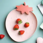 4pcs Fruit Plate Set for Home Living Room Snacks Candy Tray Decorative Use