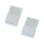 2PCS Acrylic Flip Top Transparent Square Storage Box For Loose Diamonds Gemstones