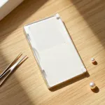 2PCS Acrylic Flip Top Transparent Square Storage Box For Loose Diamonds Gemstones