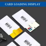 100pcs RFID Blocking Card Sleeve NFC Bank ID Protector Aluminium Foil Case