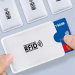 100pcs RFID Blocking Card Sleeve NFC Bank ID Protector Aluminium Foil Case