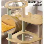 Multi Functional Cat Climbing Tree Tower Stand House Furniture Activity Center – Green