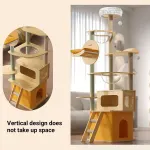 Multi Functional Cat Climbing Tree Tower Stand House Furniture Activity Center – Green
