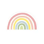 Rainbow Pet Food Mat Waterproof Non Slip Dog Cat Bowl Placemat PU
