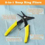2in1 Circlip Ring Pliers Multi Functional Internal External Retaining Ring Plier