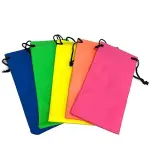 5PCS Cleaning Clothes Sunglasses Pouch Glasses Case Soft Eyeglasses Bag Random – 20PCS