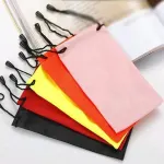 5PCS Cleaning Clothes Sunglasses Pouch Glasses Case Soft Eyeglasses Bag Random – 20PCS