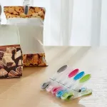 30pcs Household Clothes Clip Non Trace Soft Grip Clothespins Laundry Pegs Hanger – Colourful