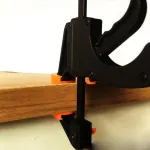 Quick Woodworking Clip Bar Clamp F-Tyle Grip Quick Ratchet Release Squeeze Tools – Orange