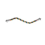 U Shaped Parrot Cotton Rope Climbing Toy Perch Stand for Bird Cage - 100cm