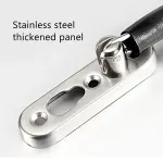 Home Security Door Chain Stainless Steel Guard Slide Screws Front Secure Catch – Silver