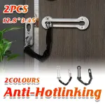 Home Security Door Chain Stainless Steel Guard Slide Screws Front Secure Catch – Silver