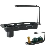 Retractable Stainless Steel Kitchen Sink Drain Rack Kitchen Counter Storage