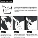 Comfortable Rhino Horn Style Silicone Ear Plugs for Sleeping – Red