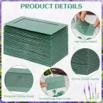 100PCS Small Kraft Paper Envelopes With Clear Window Self Seal Card Mailers – Green