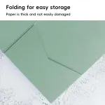 20PCS 3D Tri-Fold Holiday Wedding Invitation Envelope Greeting Cards Aesthetic – Pink