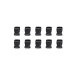 10pcs Black Plastic Buckle Clips for School Bag Backpack Strap Multifunctional