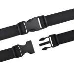 10pcs Black Plastic Buckle Clips for School Bag Backpack Strap Multifunctional – 38mm