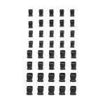 10pcs Black Plastic Buckle Clips for School Bag Backpack Strap Multifunctional – 38mm