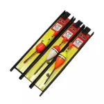 6Pcs Fishing Floats Set Fishing Bobber Hook Kits Straight Column Water Drop Type