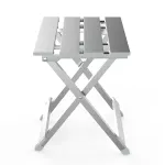 Lightweight Aluminum Alloy Folding Stool Portable for Camping Hiking Fishing