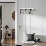 Wall Mount Glasses Storage Rack for Sunglasses Organizer Home Display Rack – Black