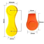 1Pc Silicone Golf Hat Clip Ball Marker Holder with Secure Attachment Design – Pink