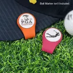 1Pc Silicone Golf Hat Clip Ball Marker Holder with Secure Attachment Design – Pink