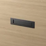 Tatami Silver Drawer Handle Embedded Rotating Concealed Cabinet Pull Invisible – Grey