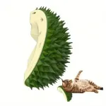 Durian Rubbing Comb for Cats Grooming Massage Tool Pet Hair Comb for Shedding – Green
