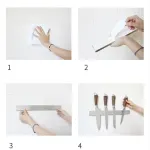 40/50cm Stainless Steel Magnetic Knife Rack Holder Knives Tool Shelf Magnet – 30CM