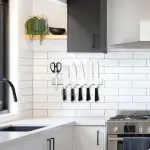 40/50cm Stainless Steel Magnetic Knife Rack Holder Knives Tool Shelf Magnet – 30CM