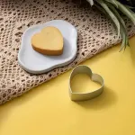 3X Stainless Steel Cake Mold 10/15/20cm Heart Baking Cake Ring For Mousse Party
